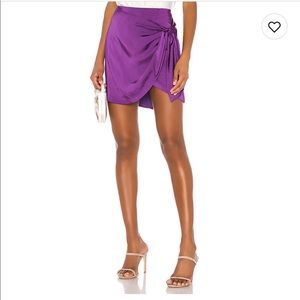 Capulet Wrap Mini Skirt (REVOLVE)
